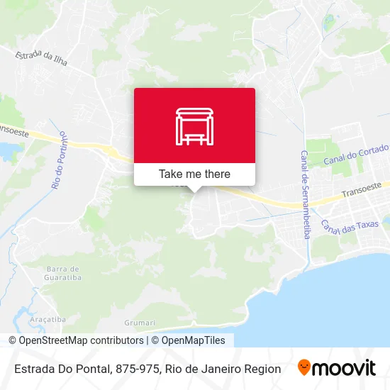 Estrada Do Pontal, 875-975 map