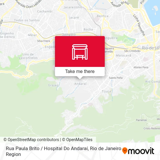 Rua Paula Brito / Hospital Do Andaraí map