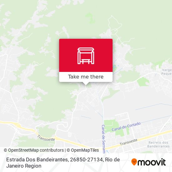 Estrada Dos Bandeirantes, 26850-27134 map