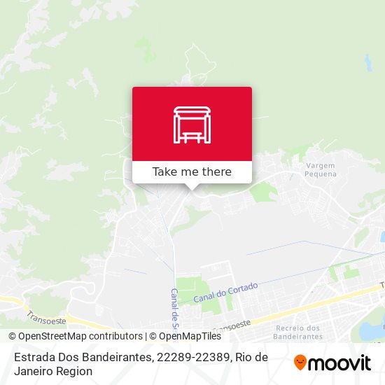 Estrada Dos Bandeirantes, 22289-22389 map