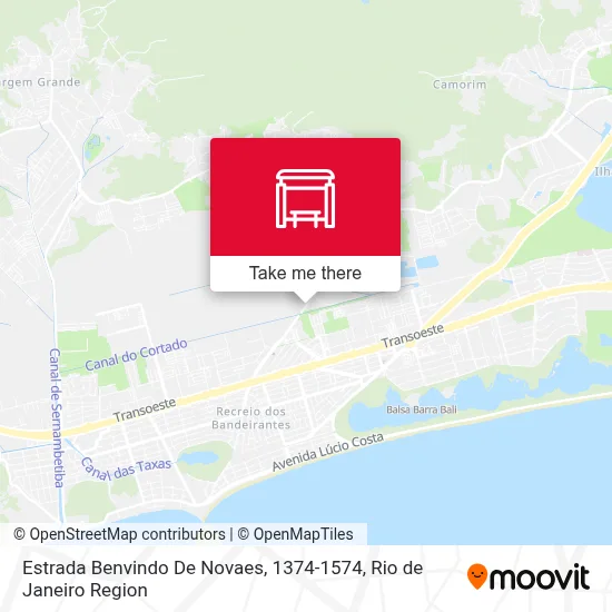 Estrada Benvindo De Novaes, 1374-1574 map