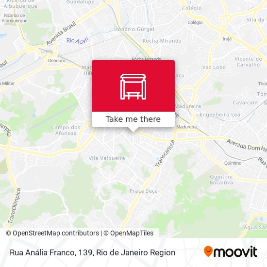 Rua Anália Franco, 139 map