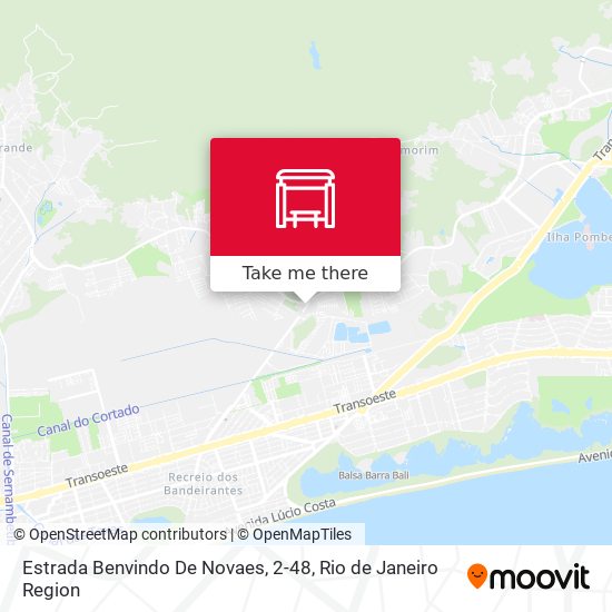 Estrada Benvindo De Novaes, 2-48 map