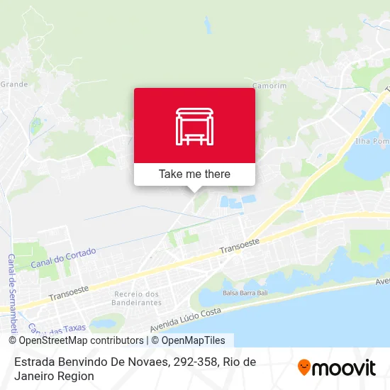 Estrada Benvindo De Novaes, 292-358 map