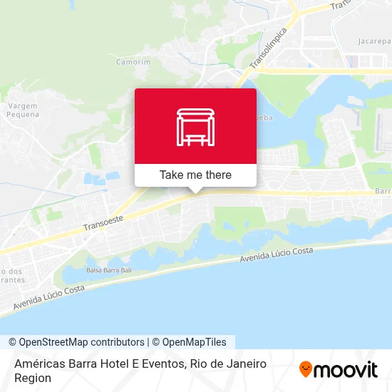Américas Barra Hotel E Eventos map
