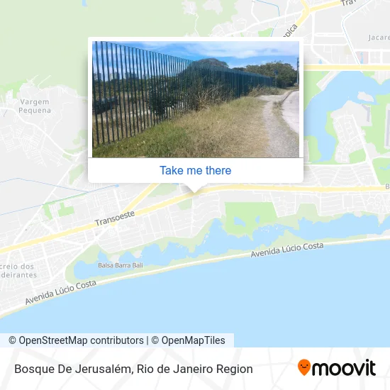 Bosque De Jerusalém map