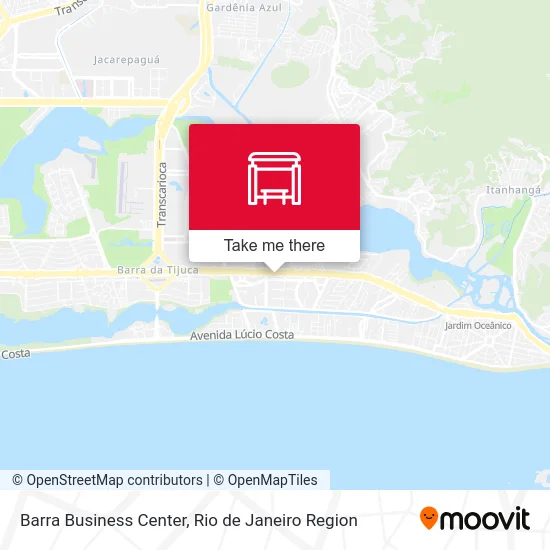 Barra Business Center map
