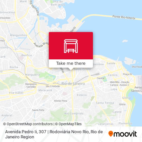 Avenida Pedro Ii, 307 | Rodoviária Novo Rio map