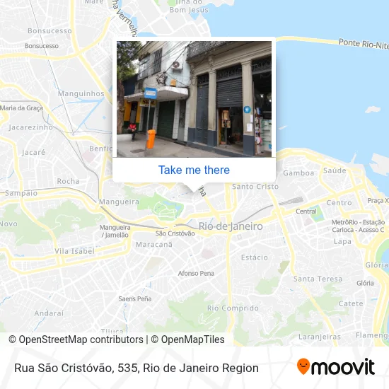 Rua São Cristóvão, 535 map