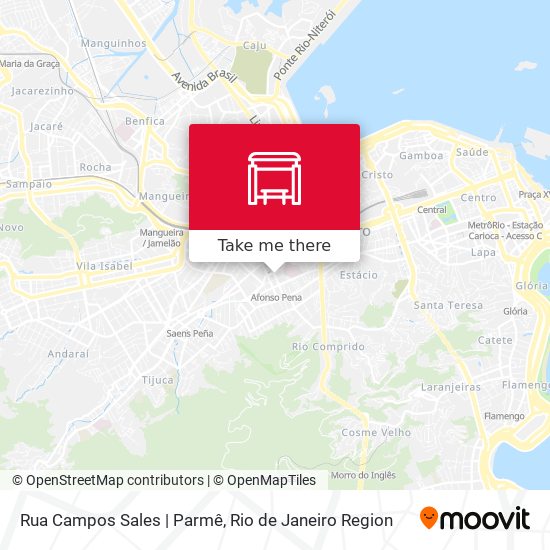 Mapa Rua Campos Sales | Parmê