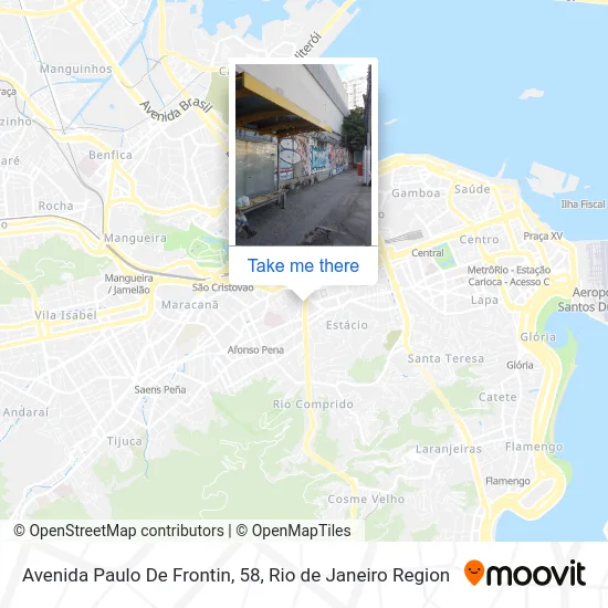 Avenida Paulo De Frontin, 58 map