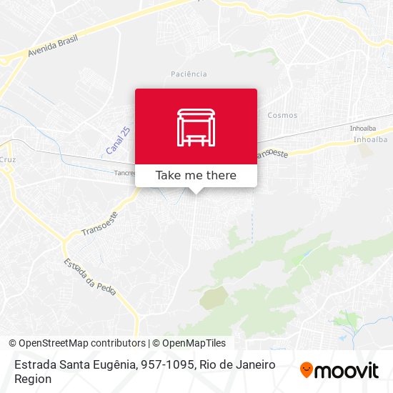 Estrada Santa Eugênia, 957-1095 map
