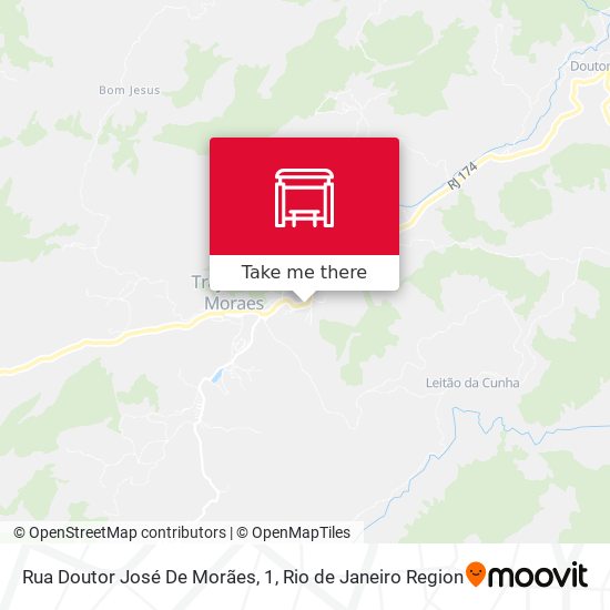 Rua Doutor José De Morães, 1 map