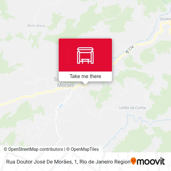 Rua Doutor José De Morães, 1 map