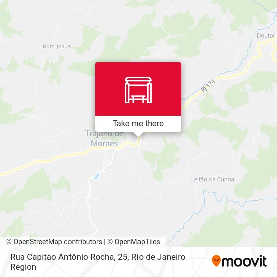 Rua Capitão Antônio Rocha, 25 map
