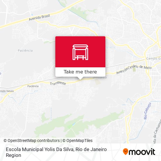 Mapa Escola Municipal Yolis Da Silva