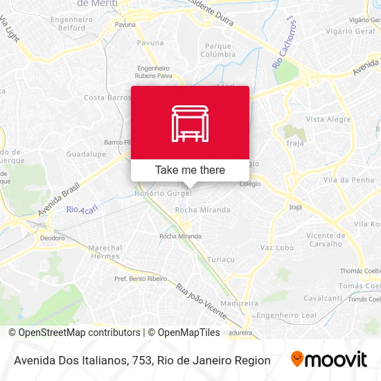 Avenida Dos Italianos, 753 map