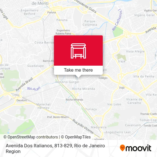 Avenida Dos Italianos, 813-829 map