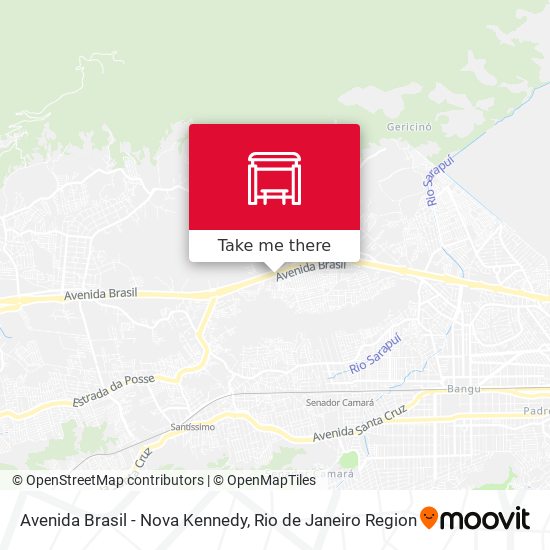 Avenida Brasil - Nova Kennedy map