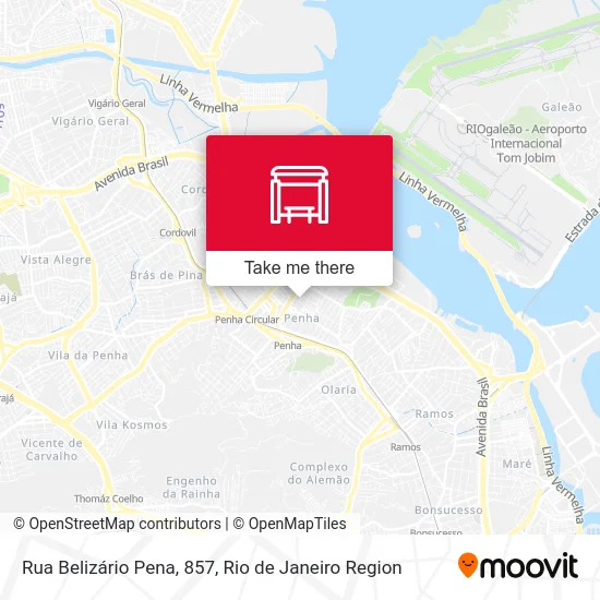 Rua Belizário Pena, 857 map