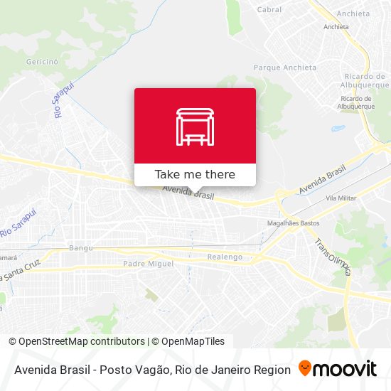 Avenida Brasil - Posto Vagão map