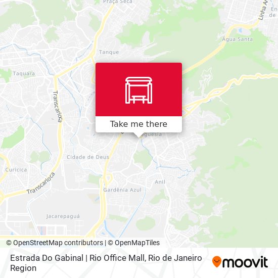 Mapa Estrada Do Gabinal | Rio Office Mall