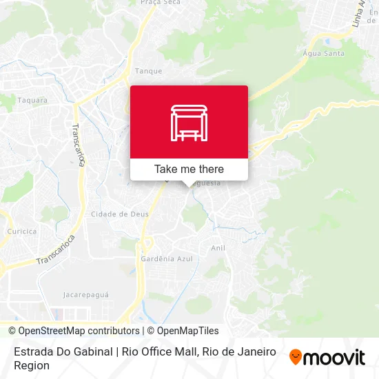 Estrada Do Gabinal | Rio Office Mall map
