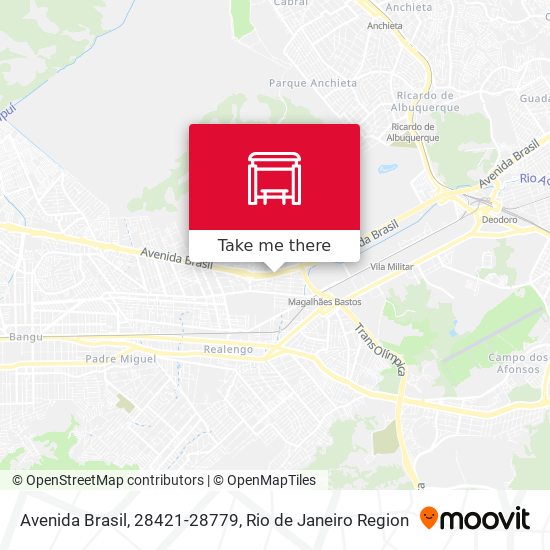 Mapa Avenida Brasil, 28421-28779