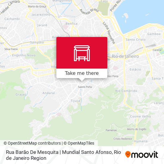 Rua Barão De Mesquita | Mundial Santo Afonso map