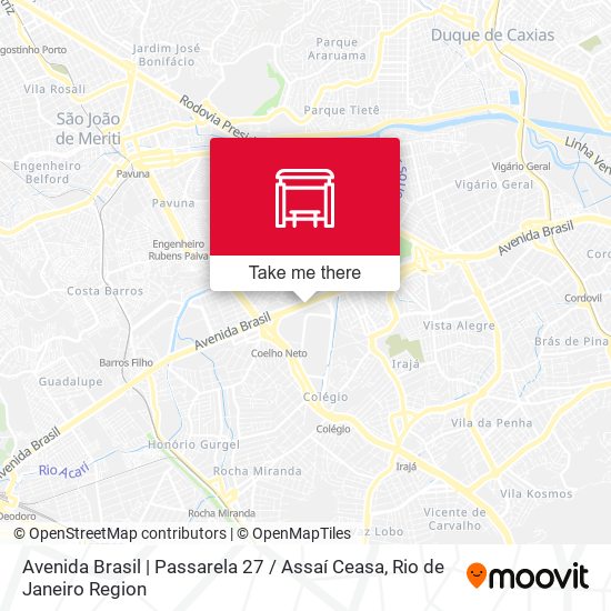 Avenida Brasil | Passarela 27 / Assaí Ceasa map