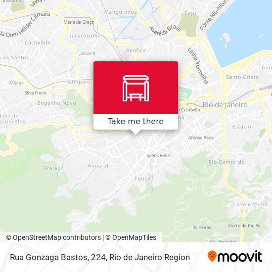 Mapa Rua Gonzaga Bastos, 224