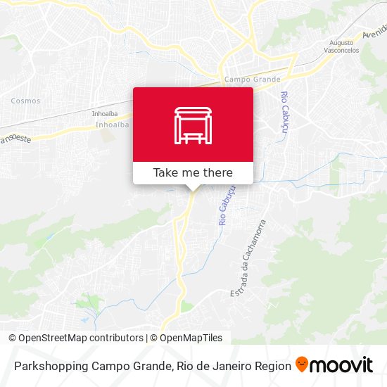 Mapa Parkshopping Campo Grande