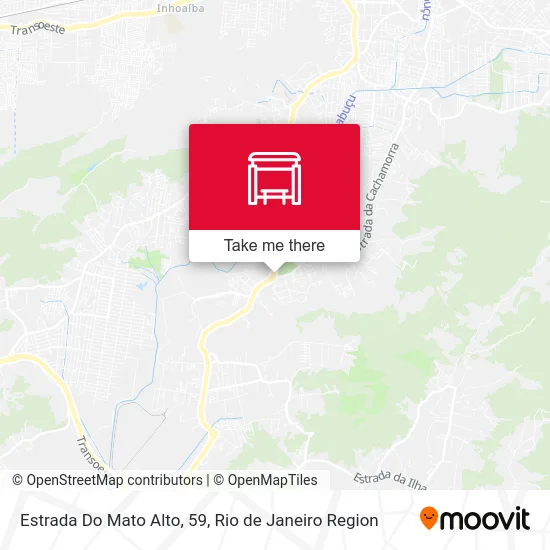 Estrada Do Mato Alto, 59 map