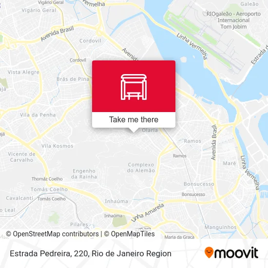 Estrada Pedreira, 220 map