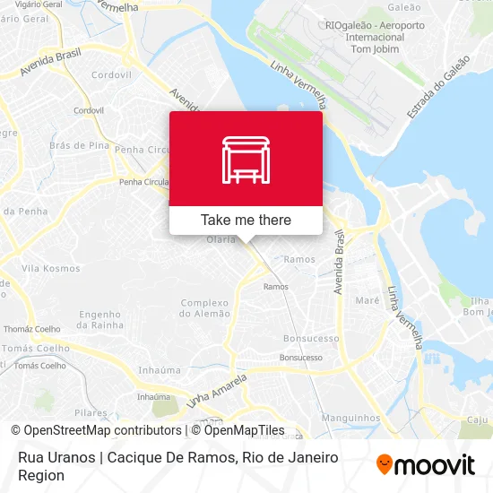 Rua Uranos | Cacique De Ramos map