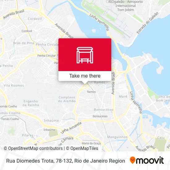 Rua Diomedes Trota, 78-132 map