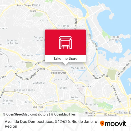 Avenida Dos Democráticos, 542-626 map