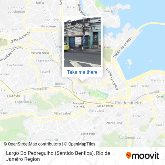 Largo Do Pedregulho (Sentido Benfica) map