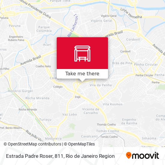 Estrada Padre Roser, 811 map