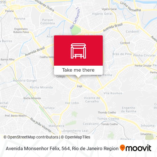 Avenida Monsenhor Félix, 564 map