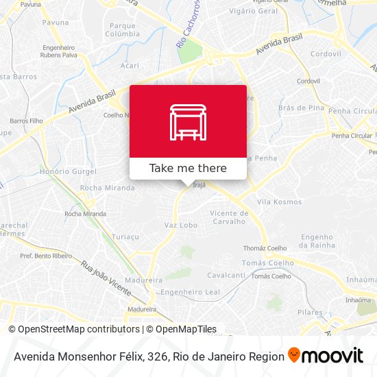 Avenida Monsenhor Félix, 326 map