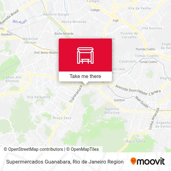 Supermercados Guanabara map
