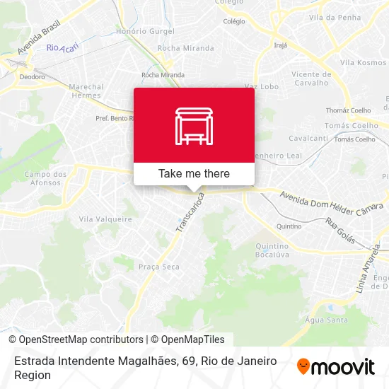 Estrada Intendente Magalhães, 69 map