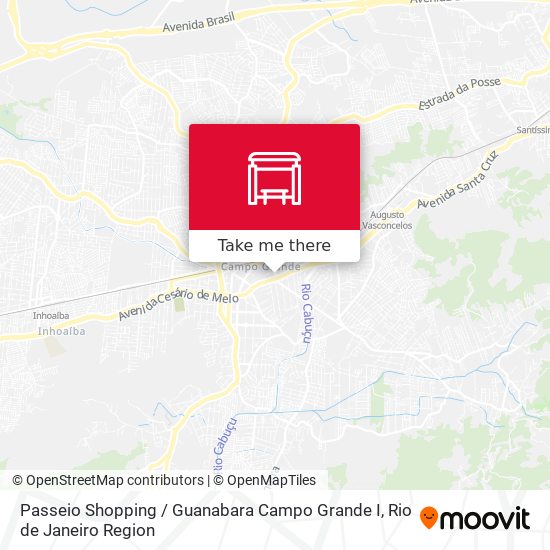 Mapa Passeio Shopping / Guanabara Campo Grande I