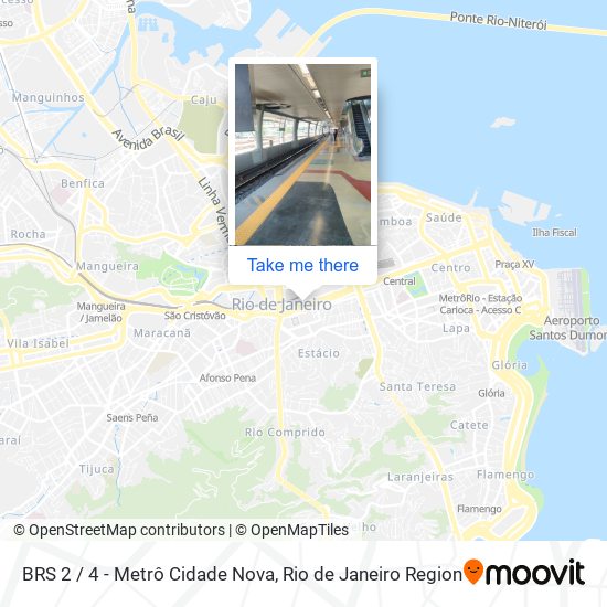 Mapa BRS 2 / 4 - Metrô Cidade Nova