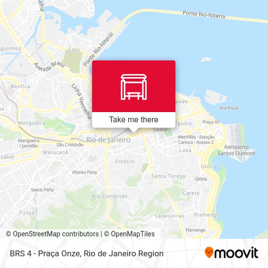 BRS 4 - Praça Onze map