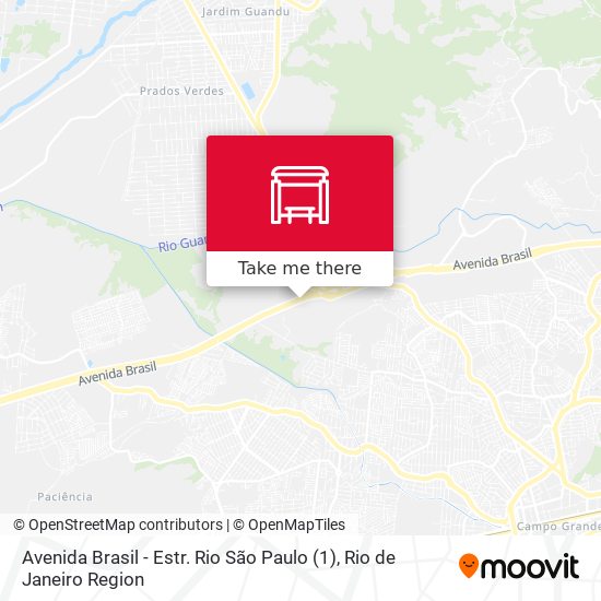 Mapa Avenida Brasil - Estr. Rio São Paulo (1)