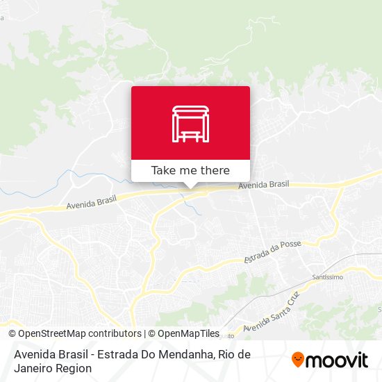 Avenida Brasil - Estrada Do Mendanha map