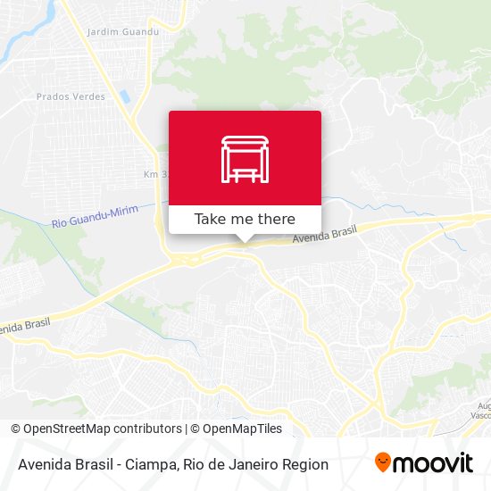 Avenida Brasil - Ciampa map