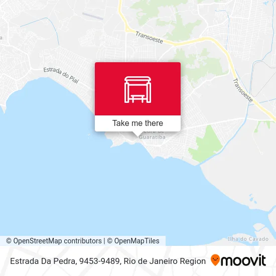 Estrada Da Pedra, 9453-9489 map